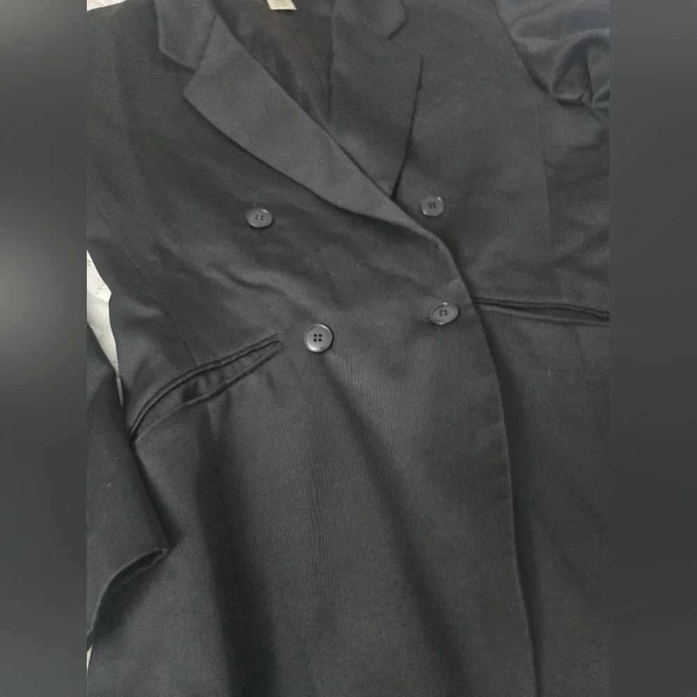Kenzo Paris Vintage Women's Black Double-Breasted Blazer